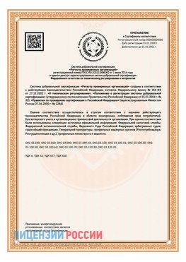Приложение СТО 03.080.02033720.1-2020 (Образец) Балахна Сертификат СТО 03.080.02033720.1-2020